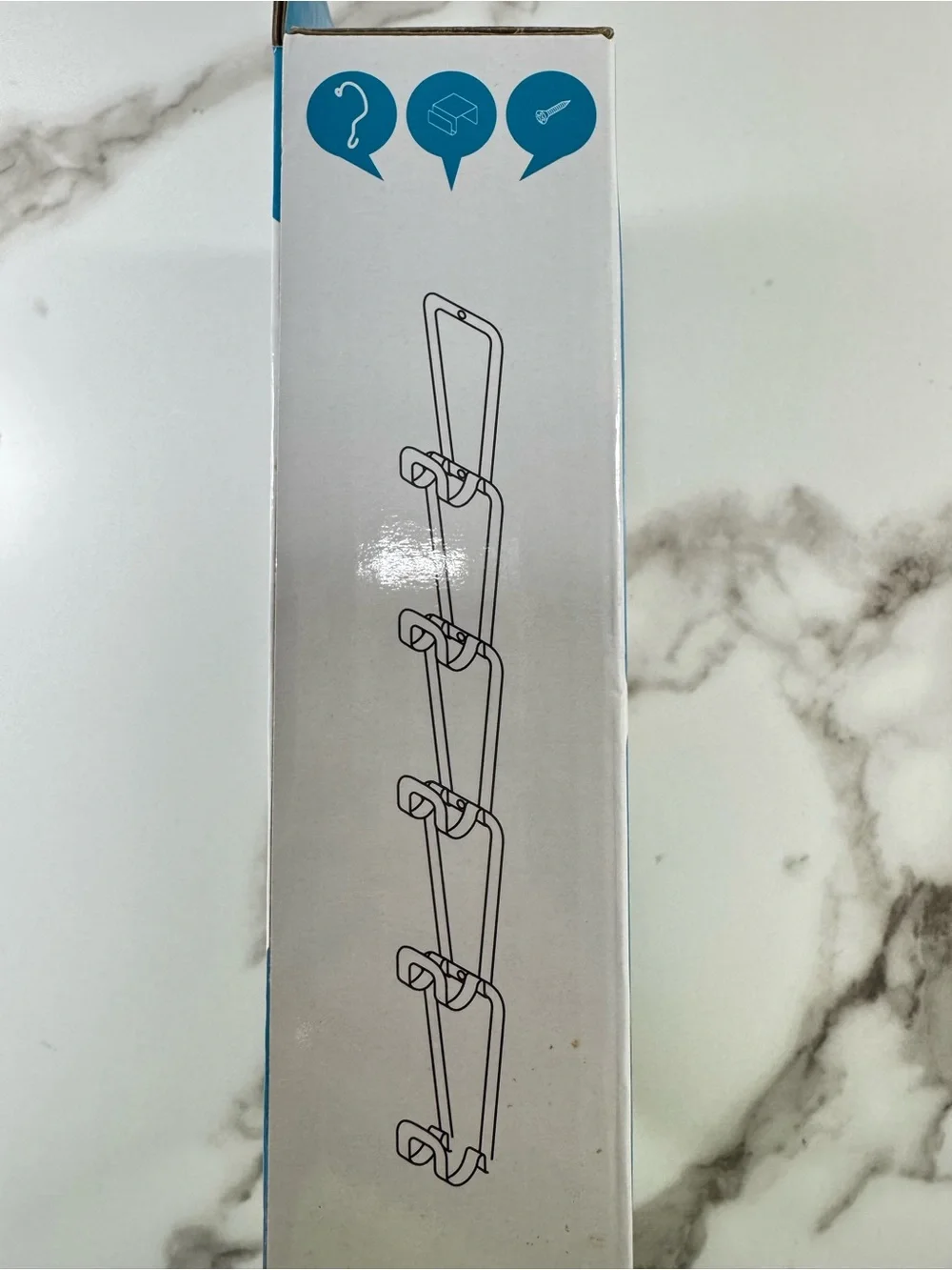 Metal Link Connecting Hooks On Wall/Door/Closet Purse/Hat Storage Organizer